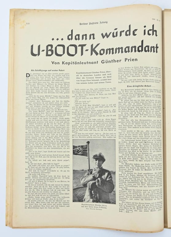 German Berliner Illustrierte Zeitung Newspaper 1940