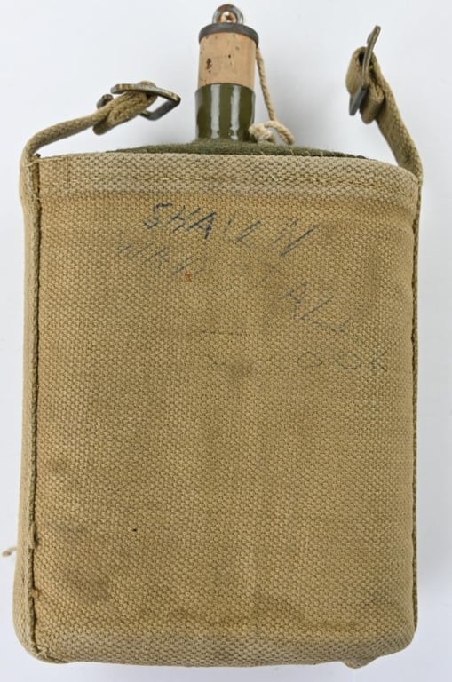 British WW2 Water Canteen with Cover 1943