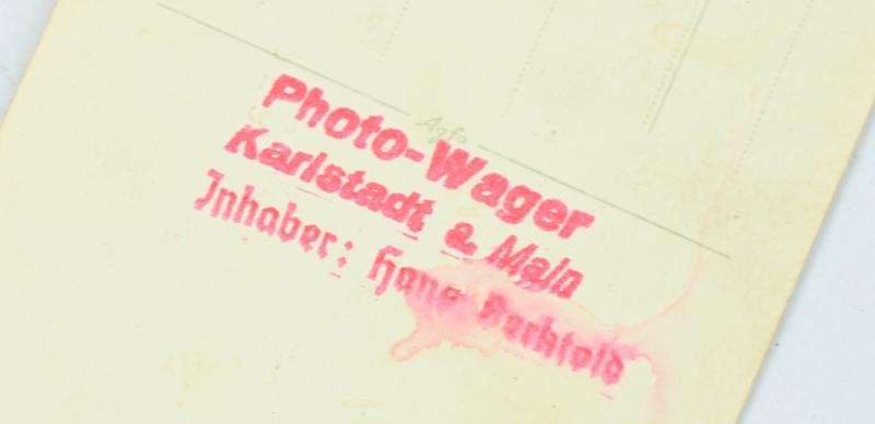 German WH Portrait Picture 'Machinegun Battalion 47'