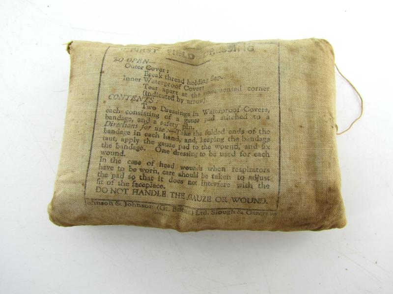 British WWII First Field Dressing Johnson & Johnson