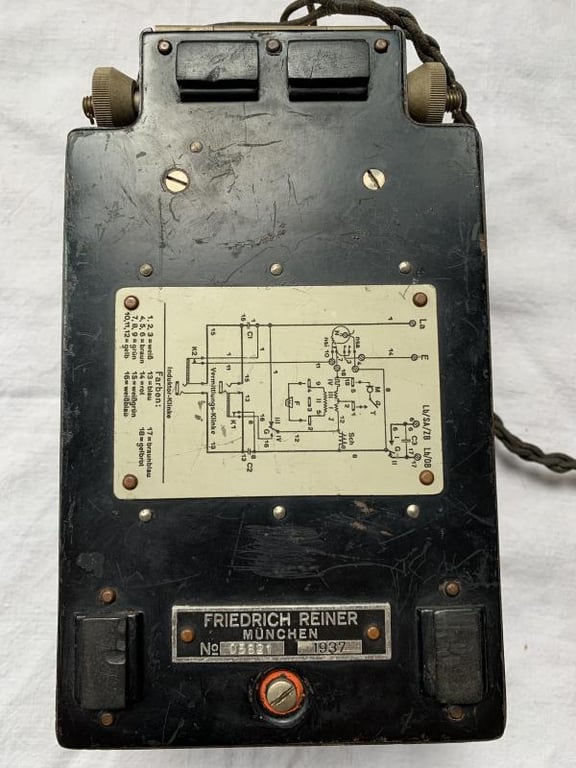 German WW2 Bakelite Desk Rotary Telephone -1937-