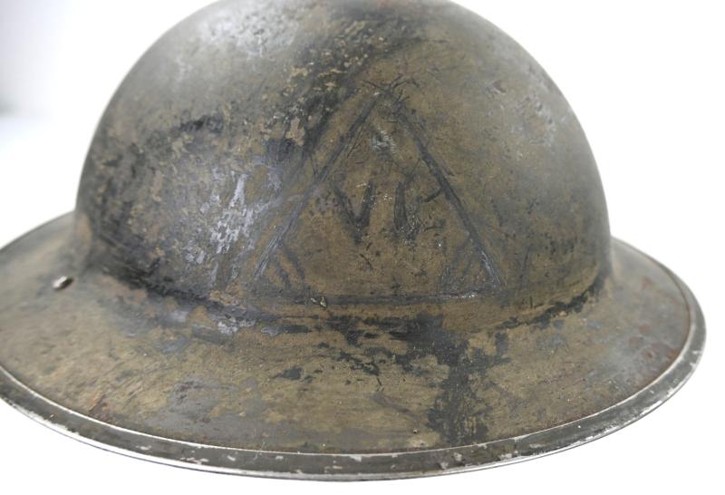 British WW2 Marked Brodie Helmet