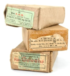 German WH Carton Ammo Boxes Set