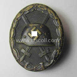 Moderately used- and/or worn, black-class wound-badge (or: 'Verwundeten-Abzeichen...