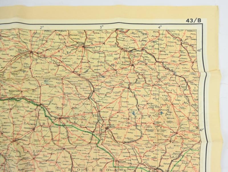USAAF WW2 Pilot Escape Map 43A/B