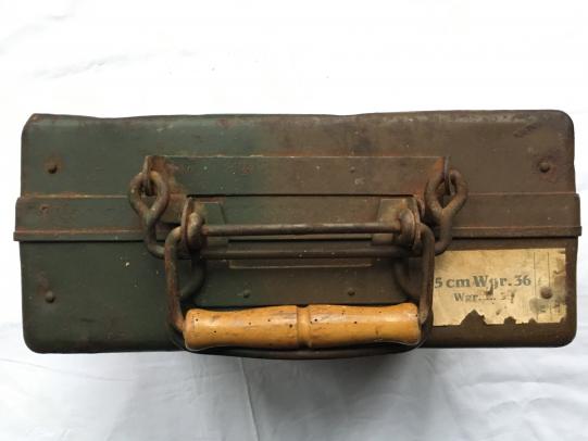 WH (Heer) Metal 5cm Mortar Ammo Case