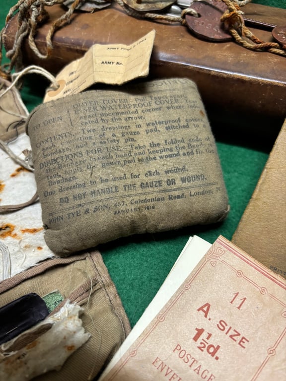 WW1 Army Service Corps Driver's Haversack and Contents