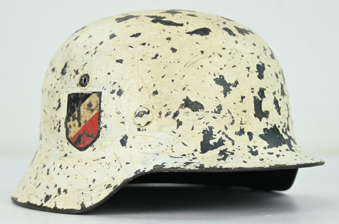 German LW M35 DD Winter Camo Helmet