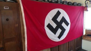 ULTRA RARE Nazi banner made in TEXAS U.S.A...