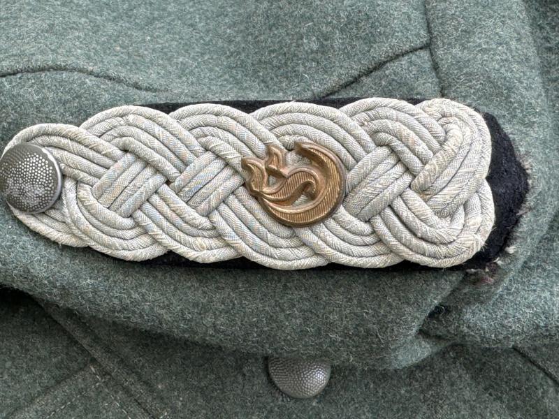 Wehrmacht M36 Officer ( Major ) Panzerzug ( Armoured train ) Tunic with insignia