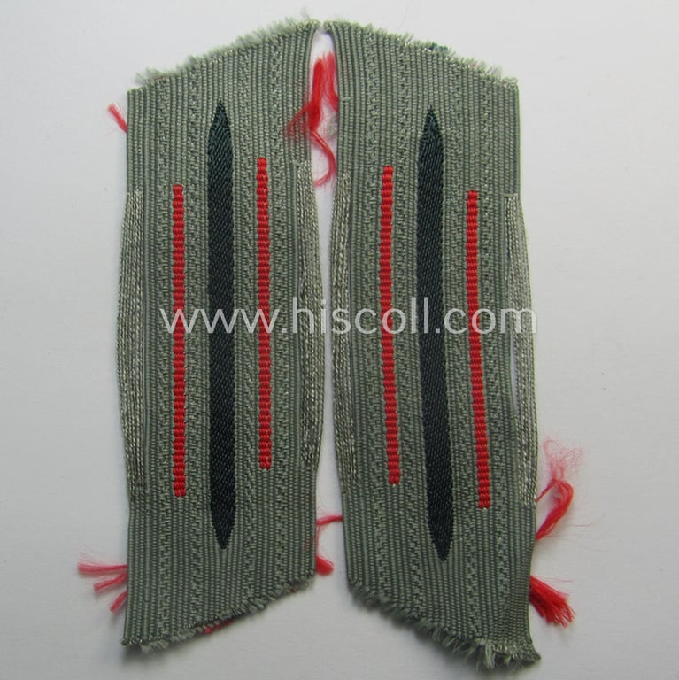 Pair of WH (Heeres) EM/NCO-type collar-tabs (or: 'Einheitskragenspiegel') '(Sturm)Art.-Trpn.'