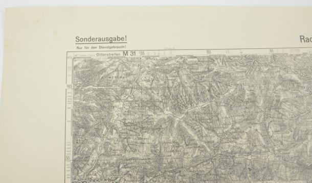 German Mapcard 'Radstadt' Austria