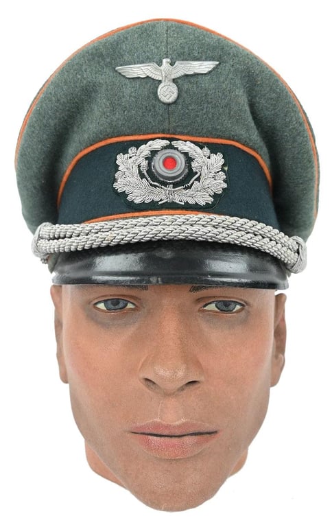 German WH Officer Visor Cap 'Feldgendarmerie'