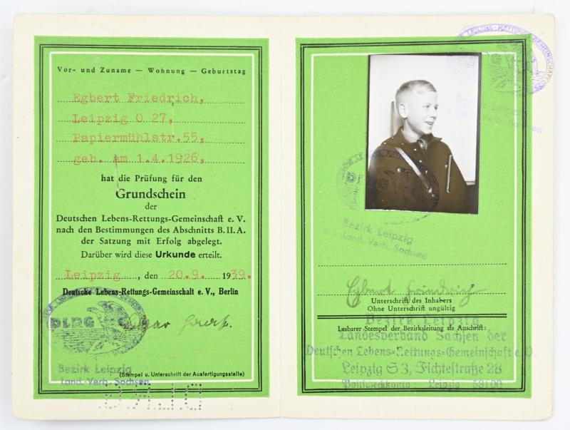German DRLG Memberpass / Certificate