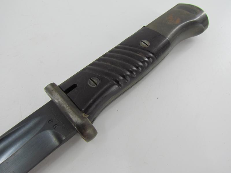 K98 bayonet and Scabbard with Frog Marked Coppel GMBH
