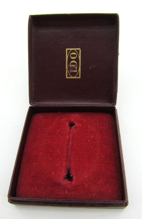 Original LDO Case for the Wound Badge in Silver