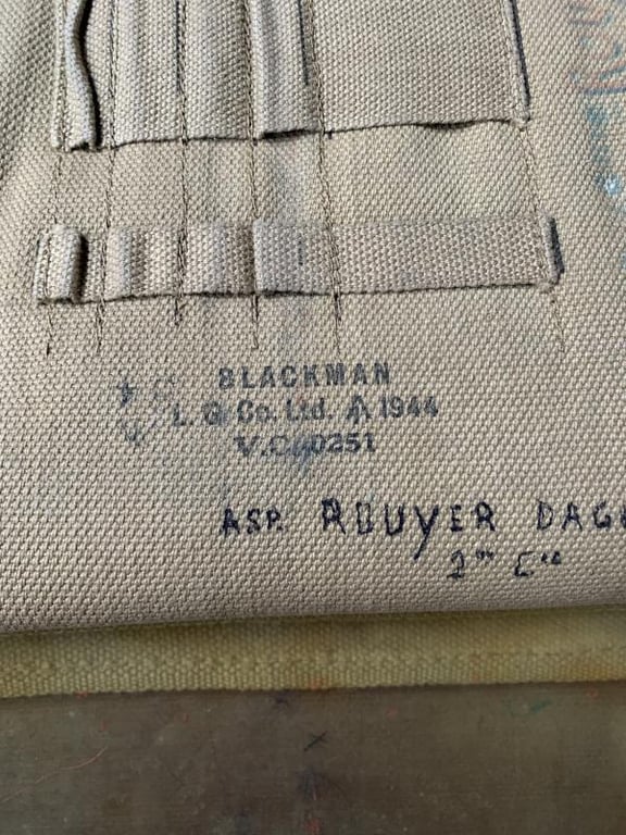 British Webbing Map Case -1944-