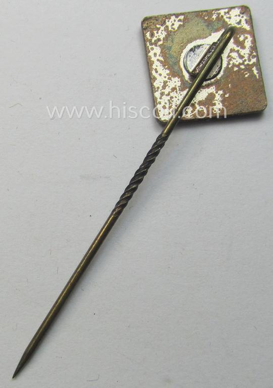 Two-pieced set comprising of an enamelled membership-lapel-pin (ie. 'Mitgliedabzeichen') and sports-attire-patch as being specifically intended for a member who served within the: 'Reichsverband deutscher Turn-, Sport- und Gymnastiklehrer'