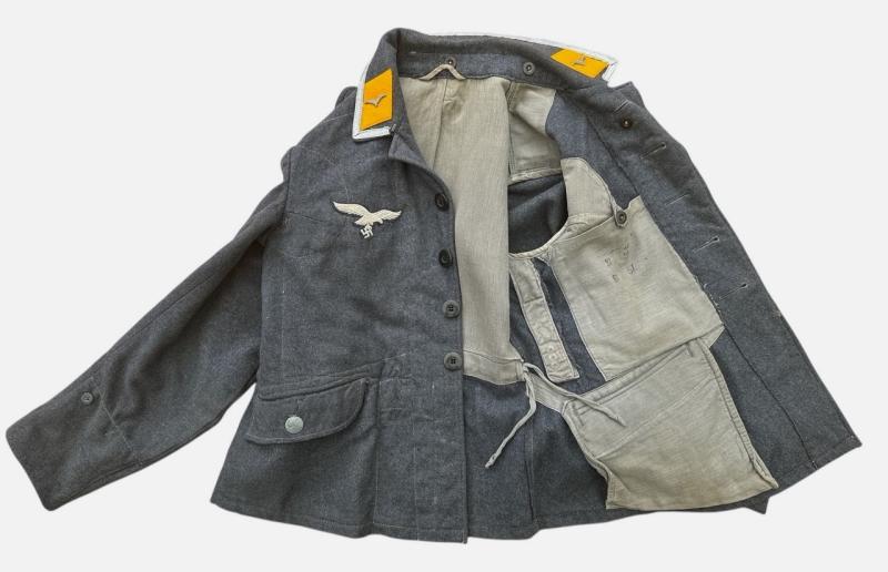 Luftwaffe Pilot/Fallschirmjäger Fliegerbluse – Unteroffizier (Officer Candidate),