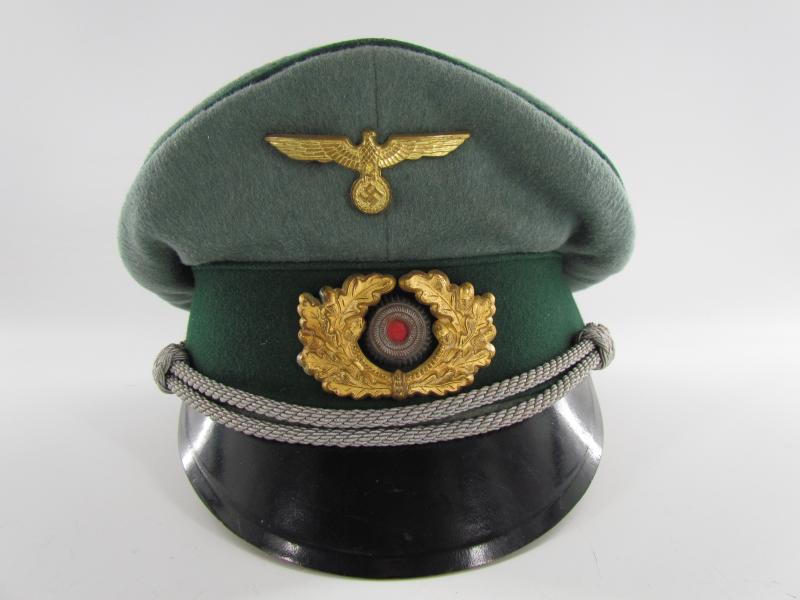 Kriegsmarine Küstenartillery Officers Visor Cap