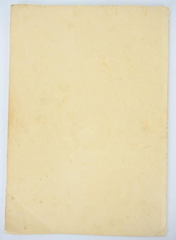 German NSDAP Booklet 'NS-ordensburg Sonthofen'