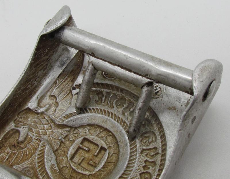 Waffen-SS Aluminum belt buckle by SS 36/39 RZM