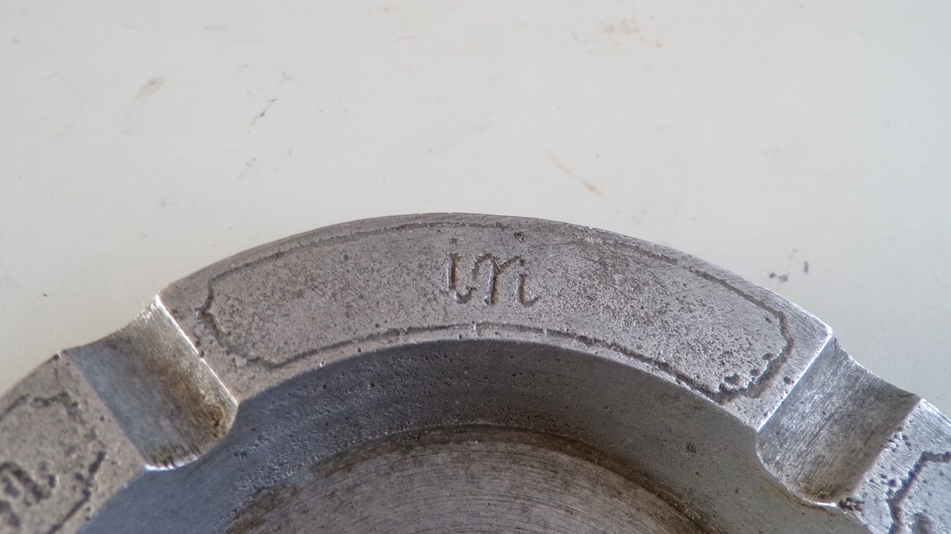 Eastern Front Aluminum Trench Art Ashtray