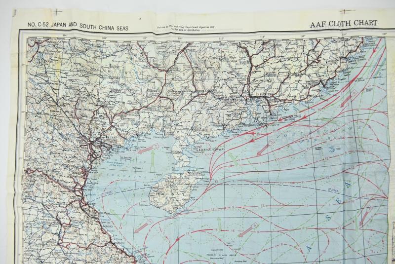 USAAF WW2 Escape Map 'Japan / East China Sea'