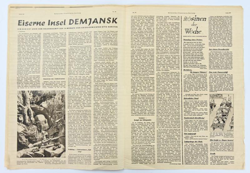 German Magazine kölnische illustrierte zeitung April 22th, 1943