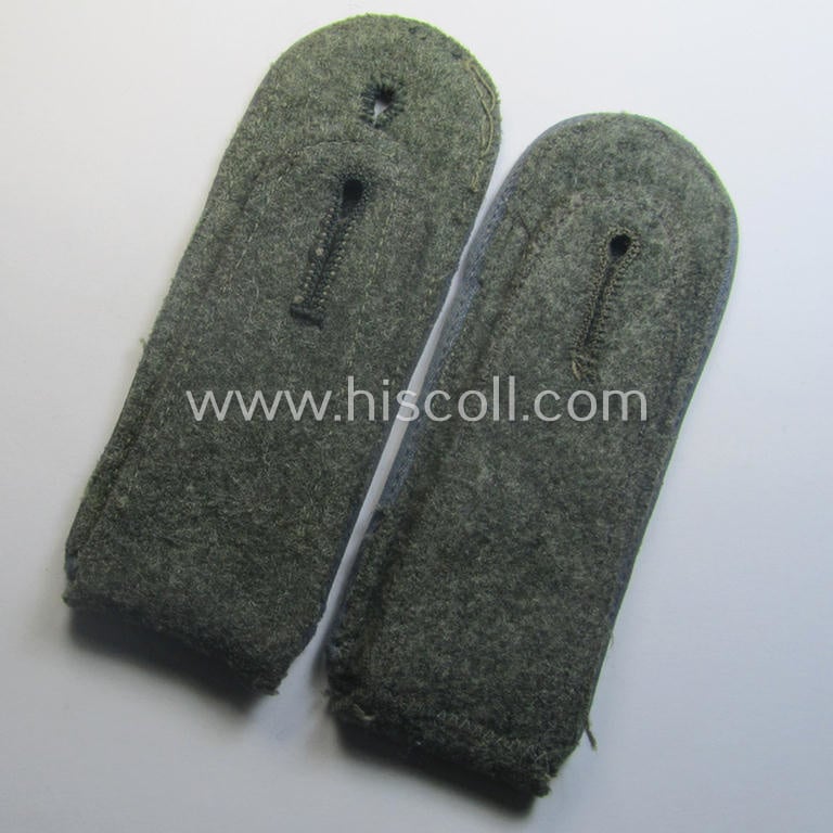 Pair of WH (Heeres) early-war-period- (ie. 'M41'- ie. 'M43'-pattern), EM-type shoulderstraps as was intended for a: 'Soldat eines Nachschub-Abtlgs.'