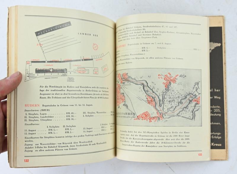 German Third Reich 1936 Olympics Programm Book
