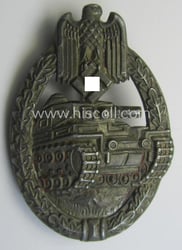 'Panzerkampfabzeichen in Silber' (or: silver-class panzer-assault badge or...