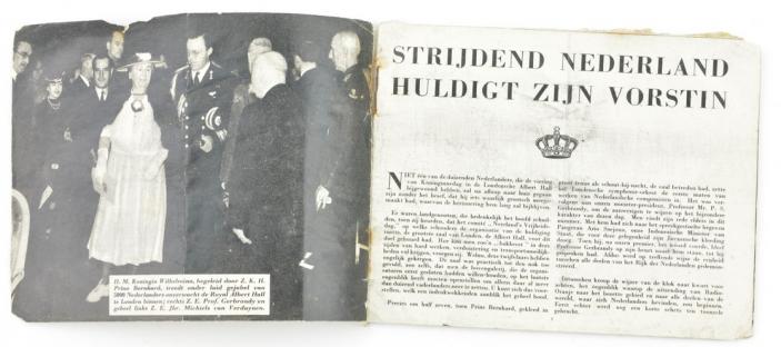 British/Dutch Dropping Booklet 'Koninginnedag 1942'