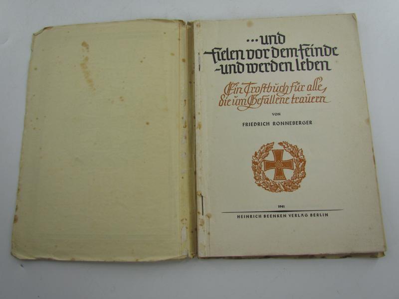 Book : Und Vielen for dem Feinde und Werden Leben