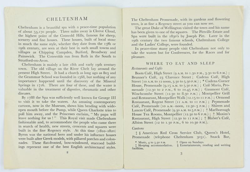US WW2 British City Guide for the US Armed Forces