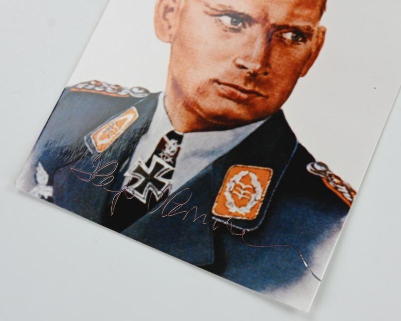 Signature of Luftwaffe KC-OLC&S Recipient 'Hajo Hermann'
