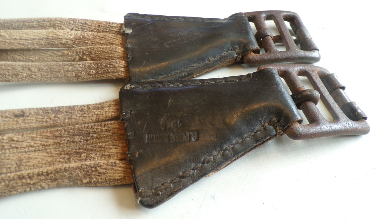 Rare Cavalry Saddlebag Securing Belt - C. Pose 1916