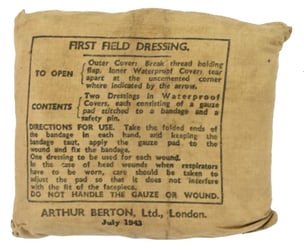 British WW2 First Field Dressing 1943