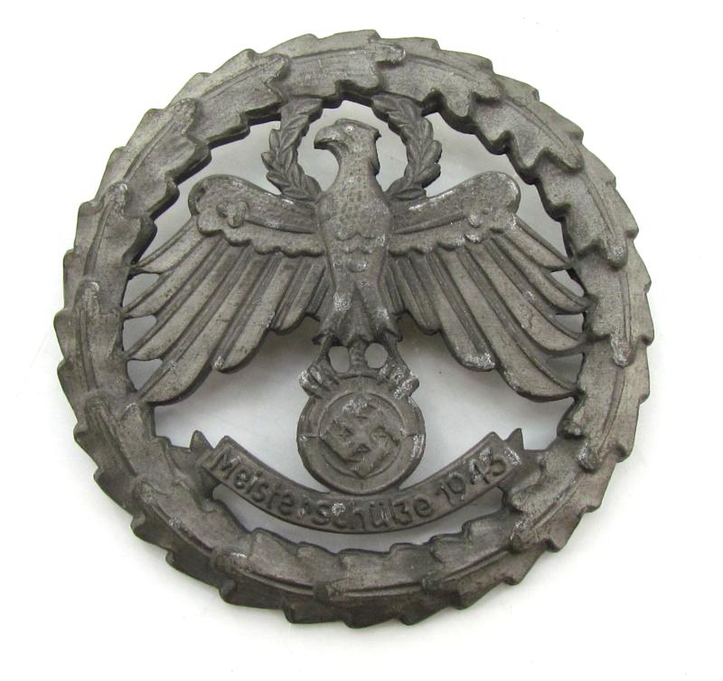 3x Tyrolean Marksmanship Gau Master Shooting Badge in original case ( rare )