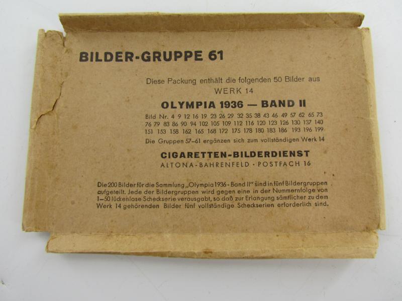 Collection pictures Olympia 1936 ( Bilder Gruppe 61 )
