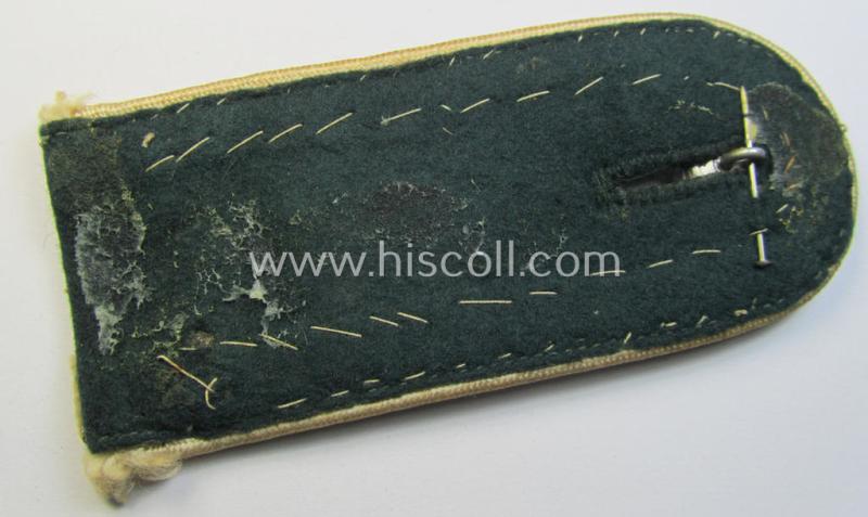 Single - and actually not that often seen! - WH (Heeres) NCO-type (ie. 'M36-/M40'-pattern- and/or: 'rounded styled-') neatly 'cyphered' shoulderstrap as was intended for usage by an: 'Unteroffizier des Infanterie-Regiments 39'