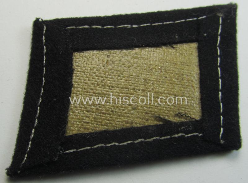 Waffen-SS - so-called: 'RzM-styled' - enlisted-mens'- (ie. NCO-) type collar-tab as was intended for usage by soldiers ie. NCOs of the: '22. SS-Freiwilligen-Kavallerie-Division' (ie. sometimes referred to as: "Maria Theresa")