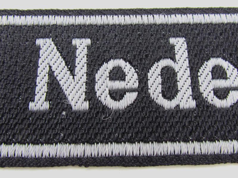 Waffen SS "Landstorm Nederland" BeVo Cufftitle