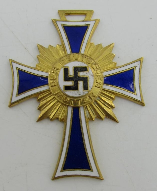 German Mothers Cross in Gold