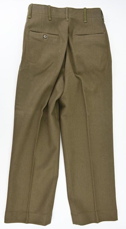 US WW2 Field Wool Serge Trousers