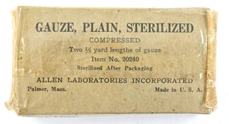 US WW2 Medical Sterilized Gauze Package