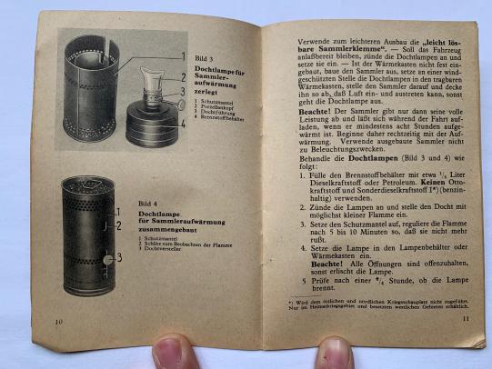 German WW2  'Taschenbuch für den Kraftfahrer im Winter'