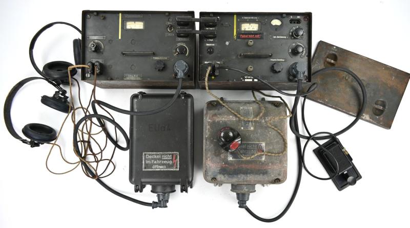 German WH Panzer Tank Radio Set