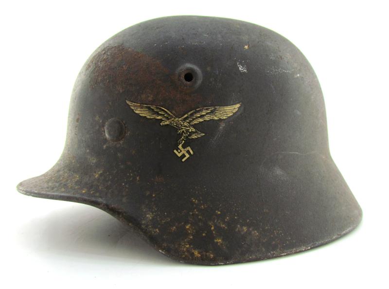 Luftwaffe Q62 M40 SD Helm ( untouched attic find )