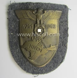 WH (Luftwaffe) 'Krim'-campaign-shield that comes mounted onto its...